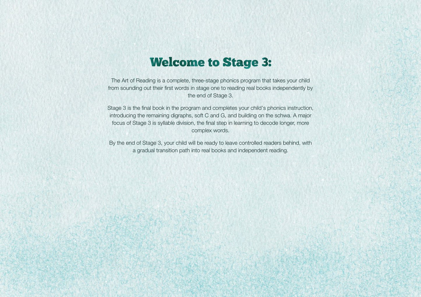 PDF - Stage 3 - Art of Reading