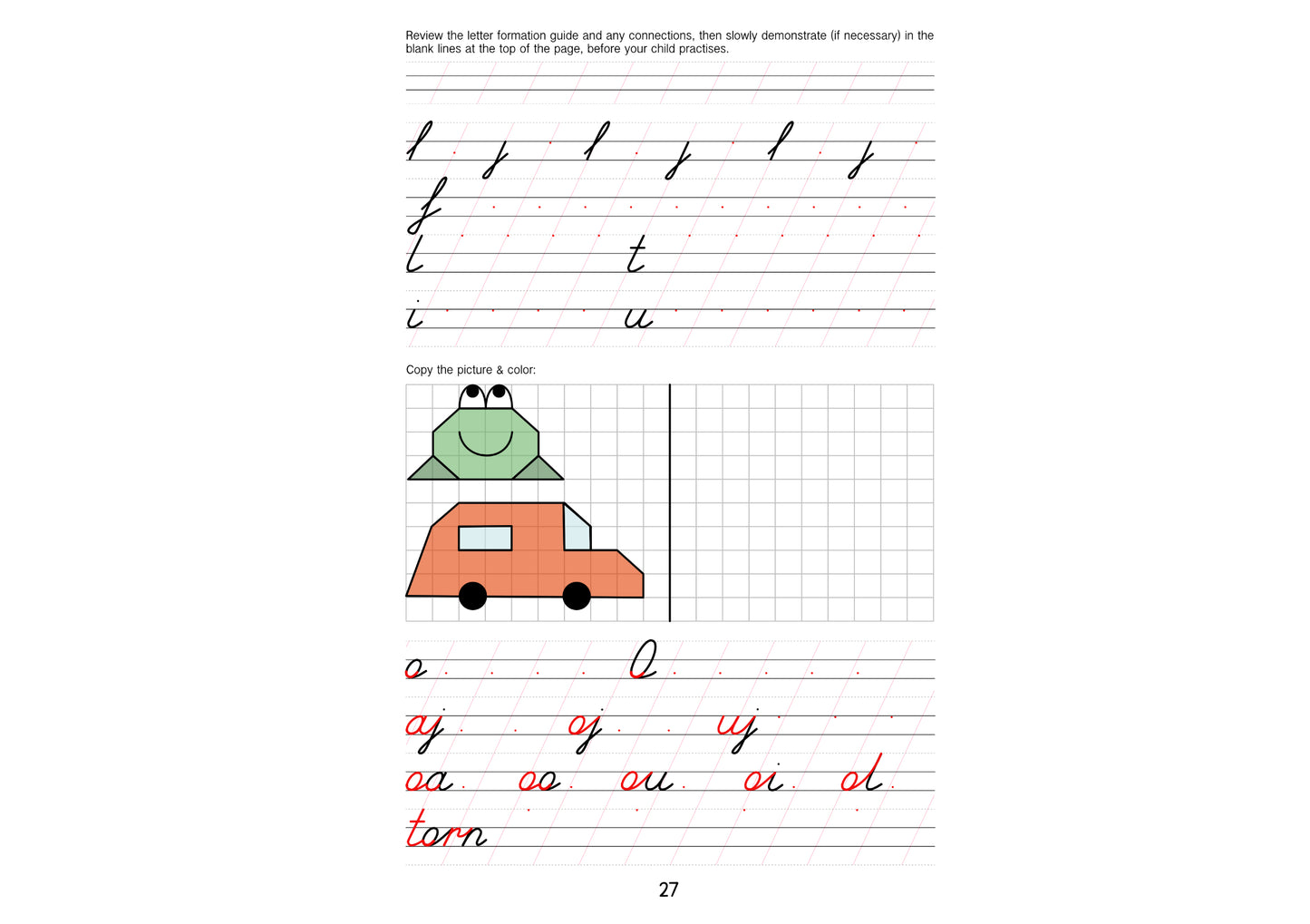 PDF - Handwriting Cursive 1 (Grade 2/3)