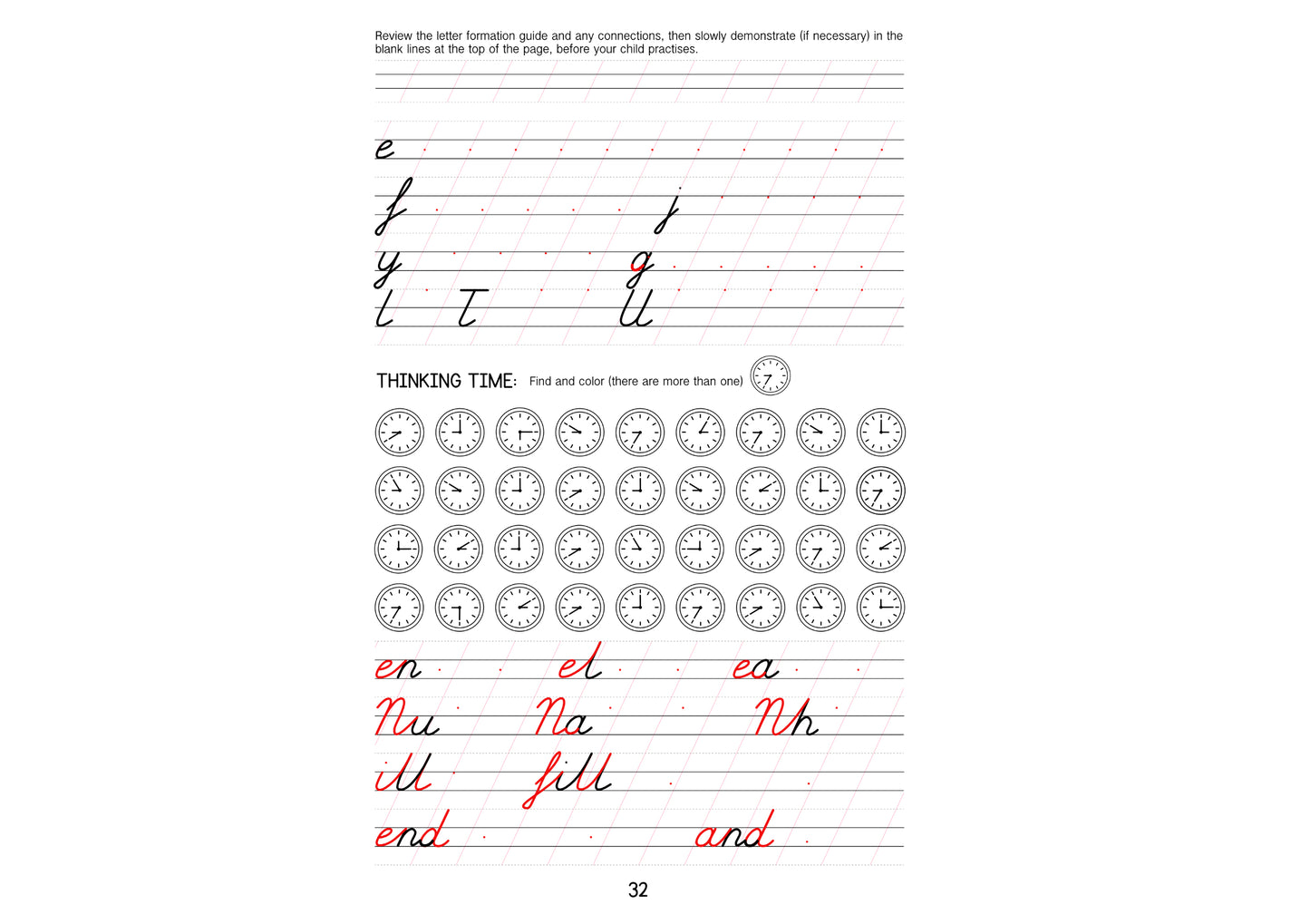 PDF - Handwriting Cursive 1 (Grade 2/3)