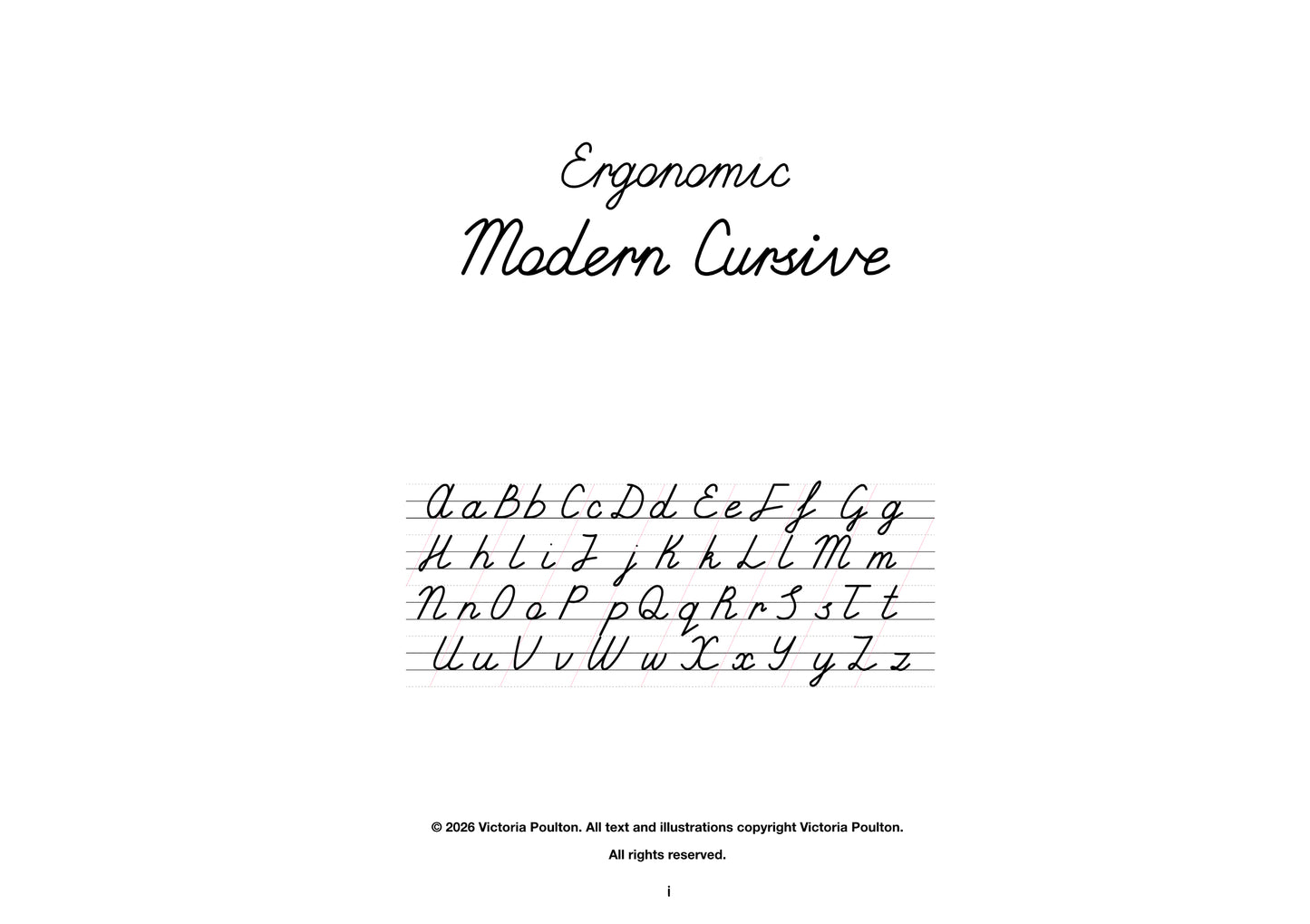 PDF - Handwriting Cursive 1 (Grade 2/3)